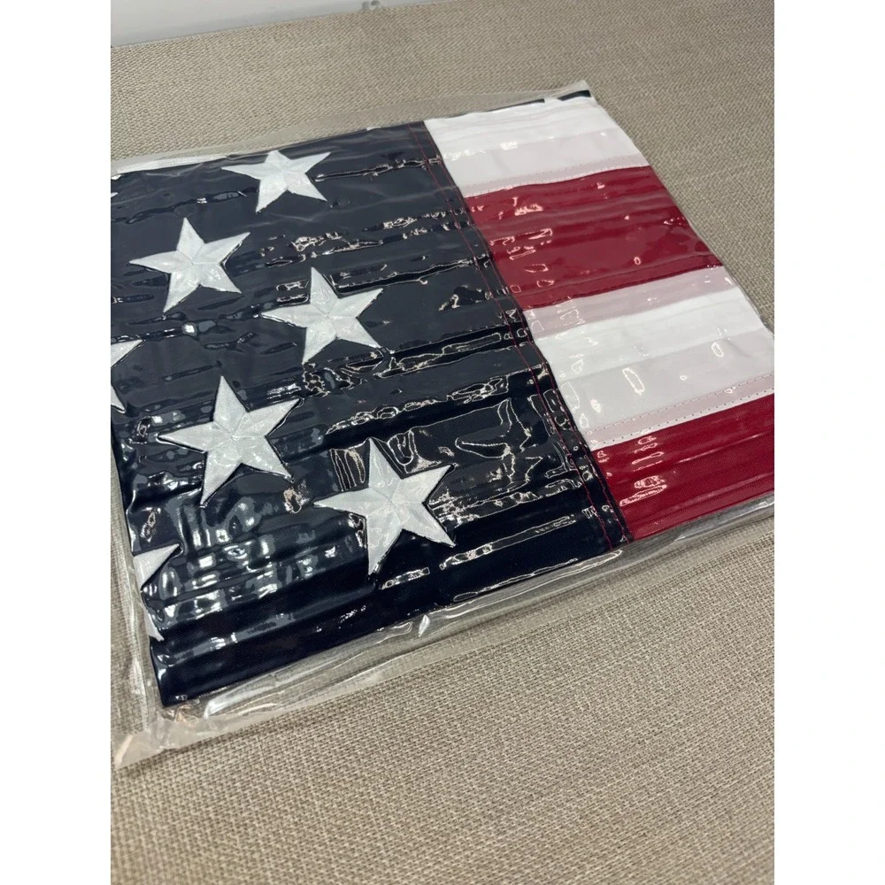 NWT American Flag Sealed 3 X 5 Polyester Durable Never Opened